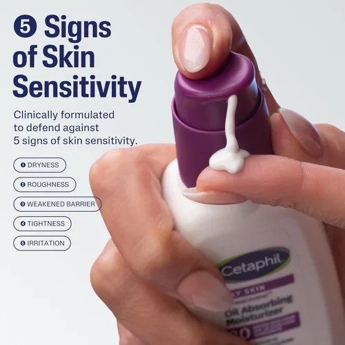 Vista 2 de CetaphilCrema hidratante de absorción de aceite de cetafil Dermacontrol con SPF 30