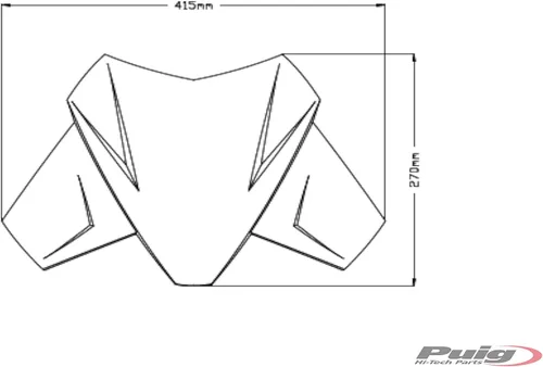 Vista 5 de PARABRISA DEPORTIVA KTM 1290 SUPER ADVENTURE R/S 21-22