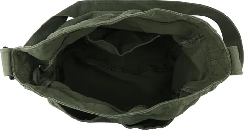 Vista 5 de Bolso bandolera de lona para mujeres y hombres con múltiples bolsillos, casual, bolsa de mensajero, viajes, trabajo