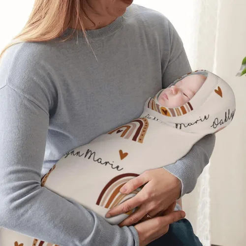 Vista 6 de Mantas de bebé personalizadas para niños y niñas, regalos personalizados para bebés, mantas de bebé personalizadas para niñas y niños, artículos