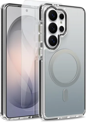 Vista 75 de Funda magnética para Google Pixel 10 Pro XL [compatible con Magsafe] [bonito diseño fluorescente de moda] a prueba de golpes, delgada, translúcida