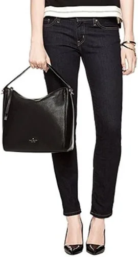 Vista 8 de Kate Spade Charles Street Small Haven - Bolso cruzado de piel negra