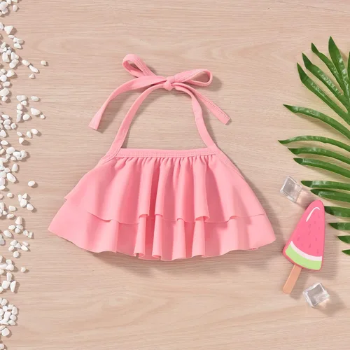 Vista 2 de Aalizzwell Traje de baño para niñas pequeñas con sombrero