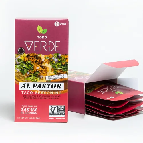 Vista 6 de Todo Verde Paquetes de condimentos, sabores premium, curados por chef, dulces, ahumados y picantes, sin ingredientes artificiales, veganos y sin