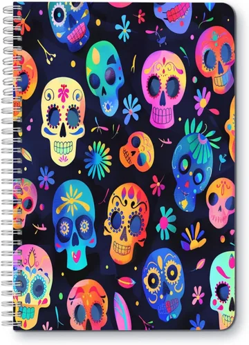 Vista 22 de Cuaderno de espiral, doble alambre en espiral, diario de composición escolar, suministros para la escuela y la oficina, 100 páginas, 5.71 x 8.26