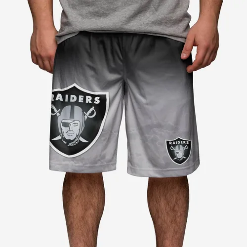 Vista 22 de FOCO Mens NFL Football Team Logo Gradient Big Logo Training Shorts
