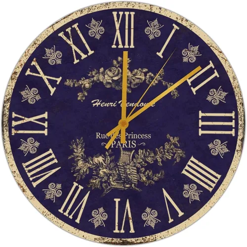 Vista 8 de Five O'clock Somewhere Clock Who Cares It's Five Somewhere Clocks Silent Non-Ticking Relojes de pared de madera de cuarzo de 10 pulgadas, relojes