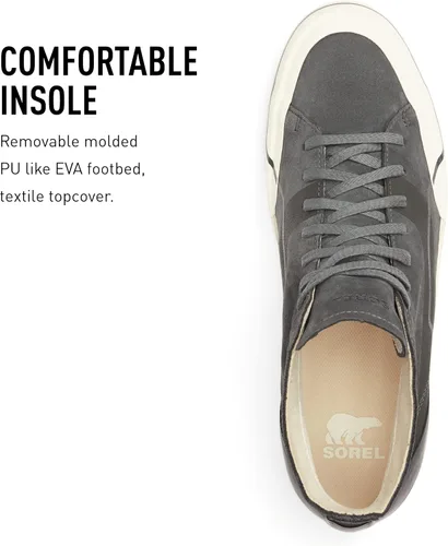 Vista 5 de SOREL Grit Sneaker Chukka WP - Zapatillas de ante impermeables para hombre