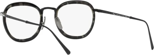 Vista 6 de Persol PO5009VT - Marcos redondos para gafas graduadas, plateadodemo, lente