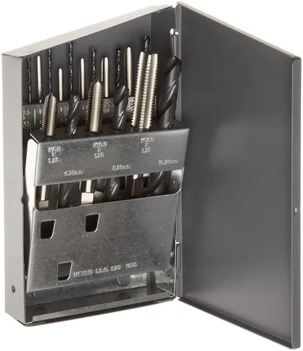 Vista 10 de Chicago-Latrobe® HT18 Jobber - Juego de llaves manuales de taladro y enchufe, fraccionario, 18 piezas (52580)