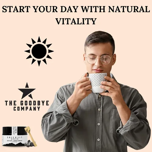 Vista 8 de The Goodbye Company Resina pura Shilajit – Orgánica con más de 85 oligoelementos y ácido fúlvico puro; para hombres y mujeres, impulso de energía