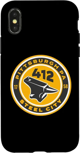Vista 5 de Pittsburgh Steel City 412 Case for iPhone 16