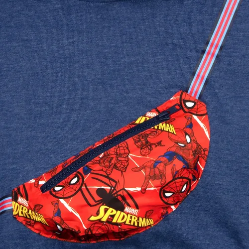 Vista 3 de Marvel Comics - Sudadera de forro polar con capucha y cremallera para niños
