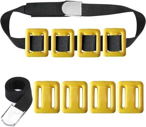Vista 15 de Pesas de buceo para cinturón de peso de buceo (1lb-4.4lb / 0.5kg-2kg), pesas de vinilo para buceo, pesas de buceo recubiertas, pesas de plomo