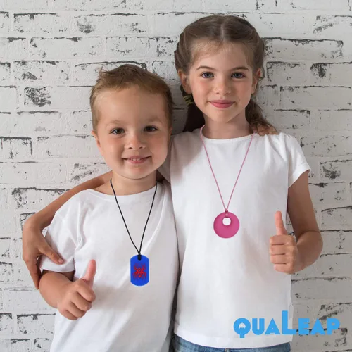 Vista 5 de Collar sensorial masticable de araña para niños, collar de dentición, collar de mordedor, juguetes para masticar, juguete sensorial para masticar