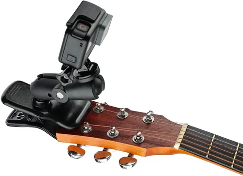 Vista 7 de Soporte para teléfono de guitarra, soporte de cámara de acción para guitarra