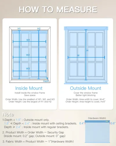 Vista 5 de Tokblind Persianas enrollables motorizadas de filtrado de luz con control remoto, persianas inteligentes para ventanas compatibles con Alexa Google