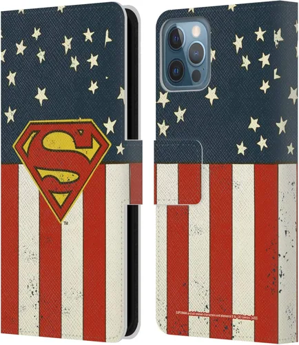Vista 120 de Head Case Designs Funda de piel con licencia oficial de Superman DC Comics con logotipos negros y rojos compatible con Apple iPhone 11