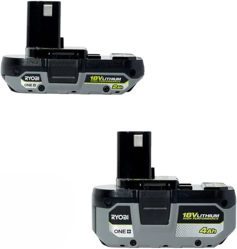Vista 2 de RYOBI ONEAND 18V Lithium-ION Starter High Performance KIT with 2.0 AH Battery, 4.0 AH Battery, and Charger
