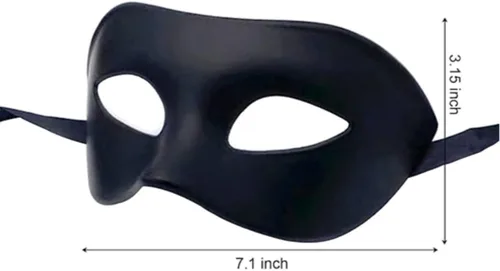 Vista 4 de Máscara de hombre y mujer, para fiesta veneciana, griega, romana, Mardi Gras, máscaras de media cara, estilo mitológico griego, apta para Halloween