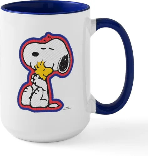 Vista 156 de CafePress SNOOPY Joe Cool - Taza de café de cerámica (15.0 fl oz)