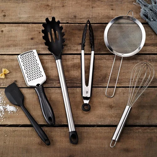 Vista 7 de Kithcen Utensil set 46 Cooking Utensils Nylon and Stainless Steel Utensils Kitchen Tool Set,Baking Set Kitchen Set Spatula Set Kitchen Gadgets