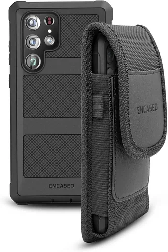 Vista 10 de Funda para cinturón 2 en 1 con funda resistente para Samsung Galaxy S22 - Funda a prueba de golpes con clip de nailon balístico para teléfono (S22)