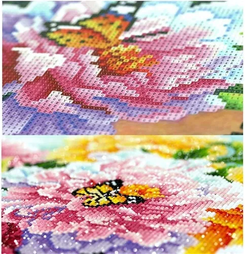 Vista 5 de Taladro completo 5D para mujer africana nativa americana, jirafa, puesta de sol, paisaje, cuadrado, diamante por números, kits para adultos