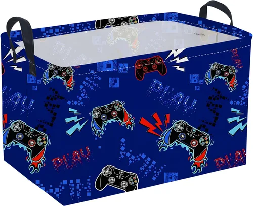 Vista 49 de Cesta Rectangular para Perros, Contenedor de Juguetes para Perros, Organizador de Cesta de Almacenamiento para Perros. Contenedor de Almacenamiento