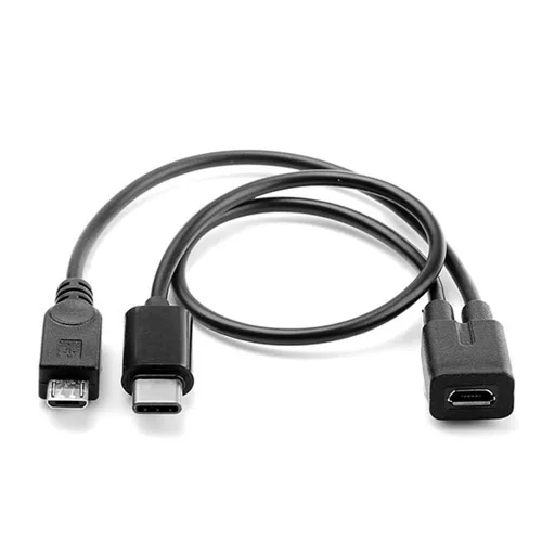 Vista 6 de chenyang Cable divisor micro USB 1 a 2 Y, cable de extensión de carga micro USB 1 a 2 soporta cargar dos dispositivos al mismo tiempo