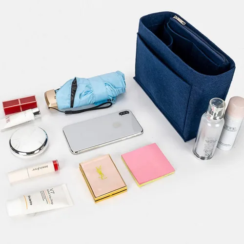 Vista 3 de Lckaey bolso mochila organizador para le pliage mochila fieltro bolsa inserto organizador multi bolsillo 1013beige