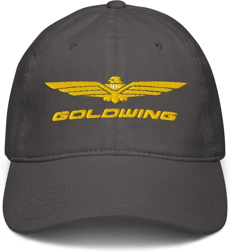 Vista 18 de Honda Gorro de béisbol ajustable con logotipo de Goldwing, Azul marino