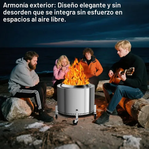 Vista 8 de Hisencn Soporte rodante para hogueras de 15-27 pulgadas para estufa