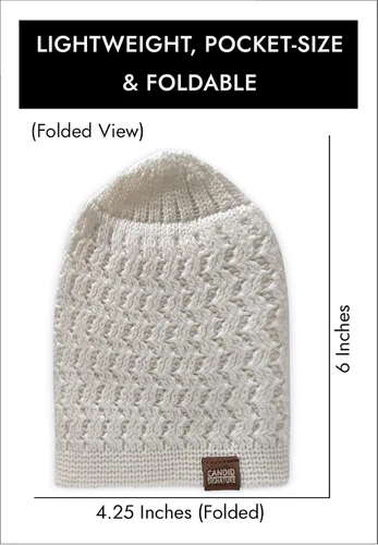 Vista 4 de Candid Signature Apparel Gorras de calavera para hombres y mujeres con punto en zigzag Gorro de algodón 100% transpirable Kufi Skully Caps