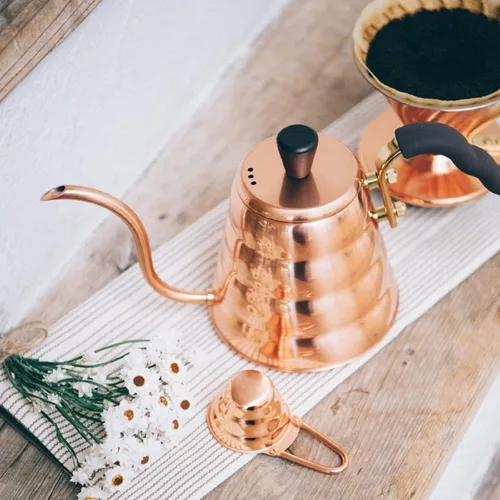 Vista 4 de Hario V60 "Buono" - Hervidor de goteo con cuello de cisne
