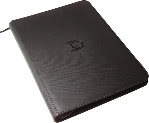 Vista 4 de Carpeta de 1000 Cartas - Portafolio TCG - Carpeta de 16 Bolsillos para Cartas - Carpeta sin Anillos Compatible con Cartas de Pokémon, Yu-Gi-Oh Negro