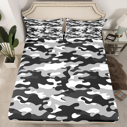 Vista 12 de Ropa de cama de 2 piezas, estilo rústico de granja, juego de ropa de cama para adolescentes y adultos, sábanas bajeras, ropa de cama ajustable