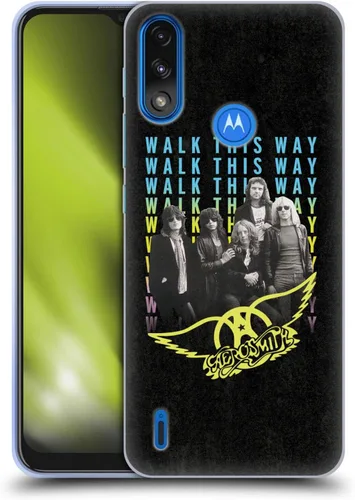 Vista 27 de Head Case Designs Officially Licensed Aerosmith Back in The Saddle Again Classics Gel Case [Military Grade Protection] Compatible with Moto E7