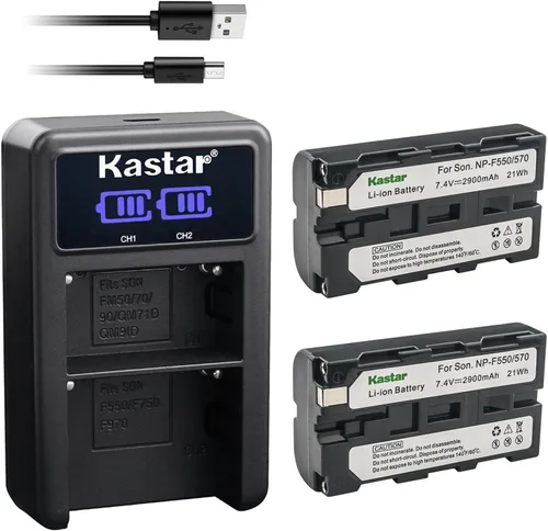 Vista 5 de Kastar Cargador de batería USB NP-F570 LED2 compatible con Feelworld F5 Pro, F5 Pro V2, F5 Pro V3, S55, F6 Plus, FT6 FR6, F7 Pro, monitor de campo
