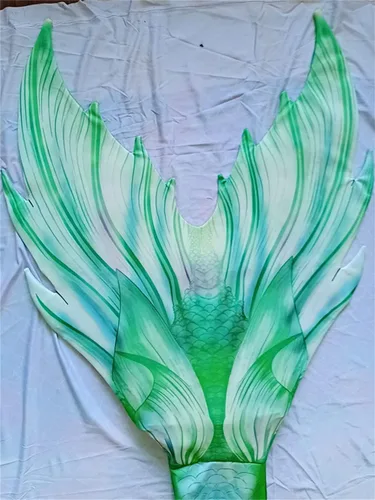 Vista 4 de Fabulosas colas de sirena para adultos, mujeres y hombres, cola de sirena, sin voltear, disfraces de playa, vestido de sirena