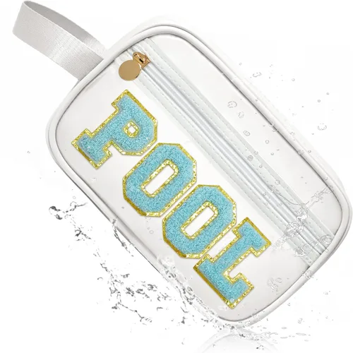Vista 15 de COSHAYSOO Bolsas transparentes para aperitivos, bolsa de viaje para mujeres y niñas, lindas vacaciones de verano, playa, piscina, día del lago
