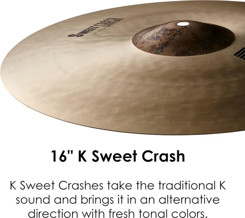 Vista 3 de Avedis Zildjian Company K Sweet Crash Cymbal - 16 Pulgadas (40,6 cm)