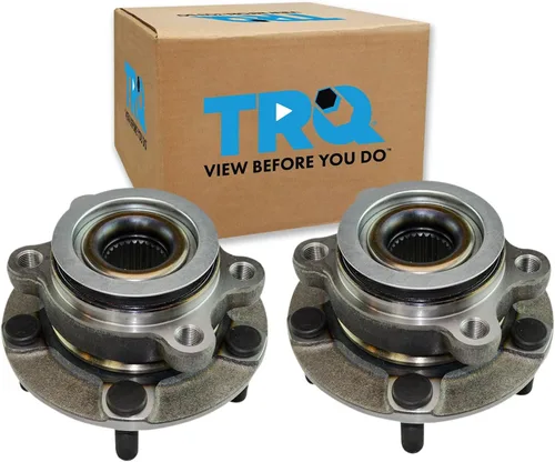 Vista 179 de TRQ Juego de 2 rodamientos de rueda delantera y conjunto de cubo compatible con Tesla 3 2020 Y 2018-2019 para Tesla 3 2020 Tesla Y AWD 2018-2019
