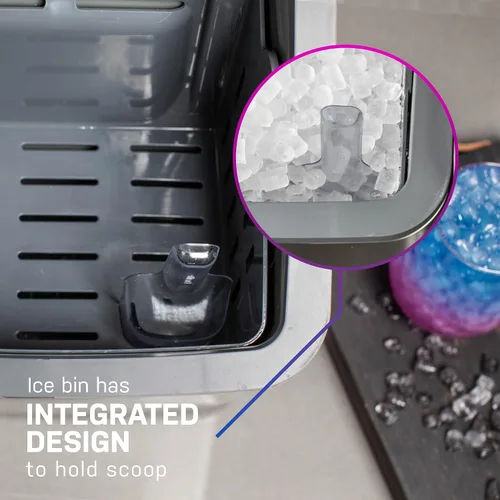 Vista 10 de GE Profile Opal 1.0 - Máquina de hielo en pepitas Máquina de hielo de guijarros de encimera Máquina de hielo portátil que hace hasta 34 libras