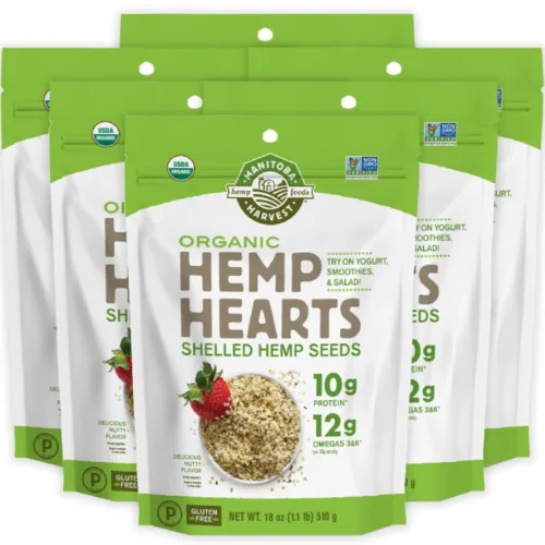 Vista 8 de Manitoba Harvest Hemp corazones de semillas de cáñamo