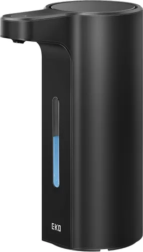 Vista 12 de EKO Aroma - Dispensador automático de jabón líquido de 9 onzas líquidas, recargable y resistente al agua para cocina y baño, con control de volumen
