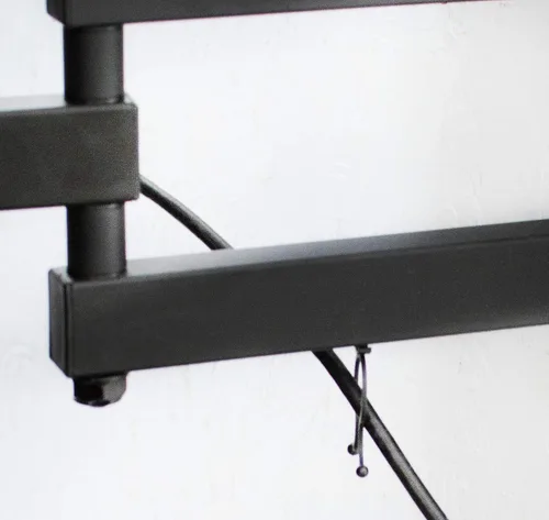 Vista 7 de VIVO Soporte de pared para TV de pantalla de 23 a 55 pulgadas con inclinación ajustable y estante de entretenimiento, AV flotante, estantería DVD