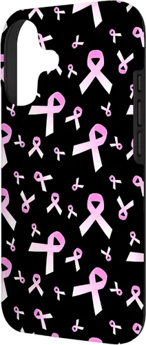 Vista 2 de Pink Ribbon Pattern Mestastatic Breast Cancer Awareness Case for iPhone 17