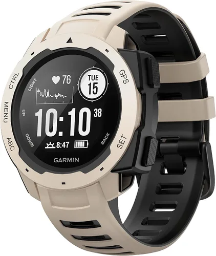 Vista 11 de NotoCity Correa de repuesto de silicona para Garmin Instinct Band compatible con Garmin Instinct 2/Solar/Tactical(negro-amarillo)