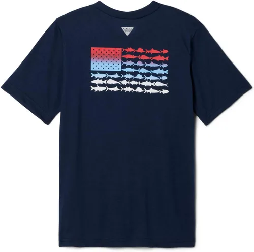 Vista 2 de Columbia Camiseta estampada PFG de manga corta para niño